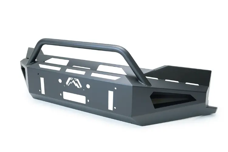 Fab Fours Red Steel Cs19-Rs4062-1 Chevy Silverado 1500 2019-2022 Front Bumper Winch Ready Pre-Runner Guard 2