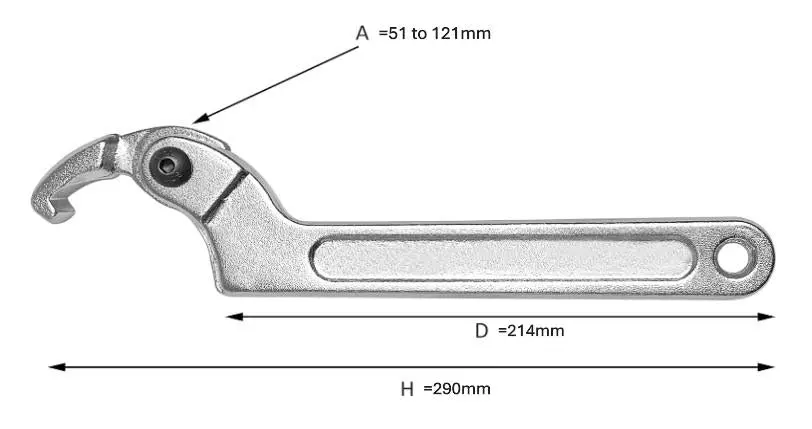 C Wrench/Spanner - Suspension Height Adjusting Tool 1