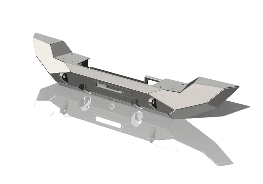 Pyro Full-Width Front Bumper - Steel | Jeep Wrangler Jl & Gladiator Jt 1