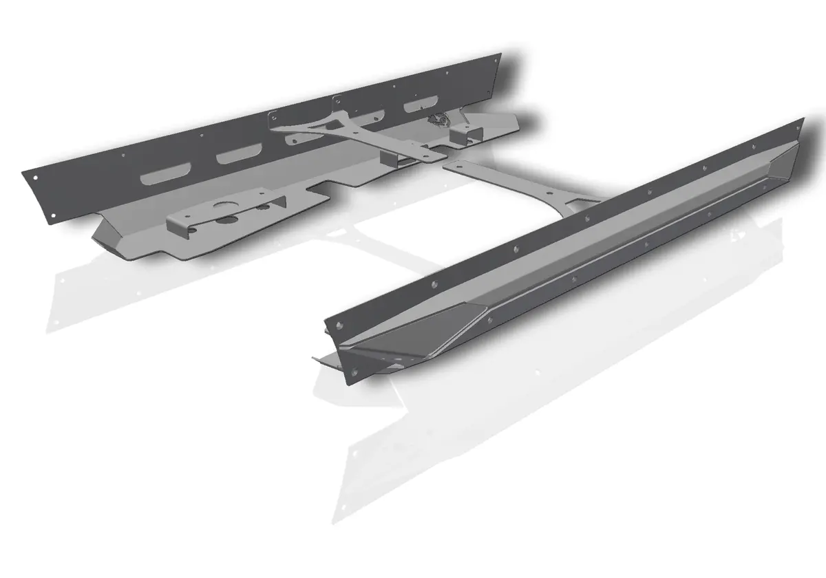 Pyro Mini Boatside Rocker Guard - 5" Stretch | Jeep Wrangler Yj/Tj/Lj 1