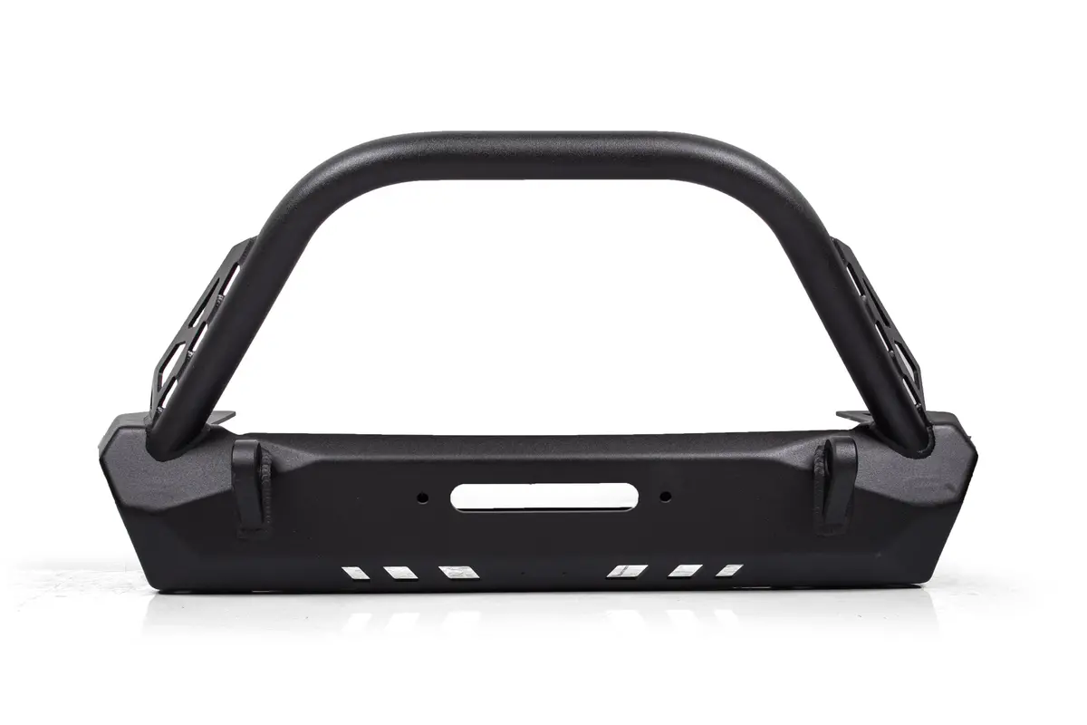 Pyro Stubby Front Bumper With Flat Top Stinger | Jeep Wrangler Cj/Yj/Tj 1