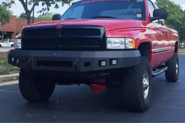 Hammerhead 600-56-0539 Dodge Ram 1500 1994-2001 Front Bumper Low Profile No Brushguard Non-Winch 1