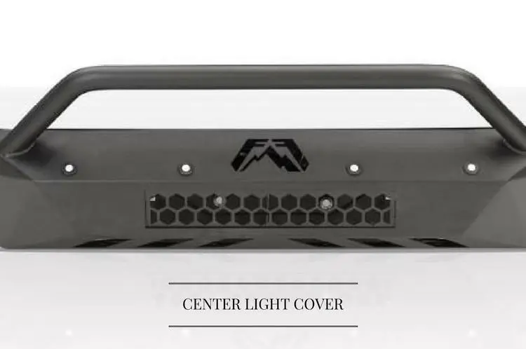 Fab Fours Vengeance Front Bumper Center Light Cover M2450-1 1