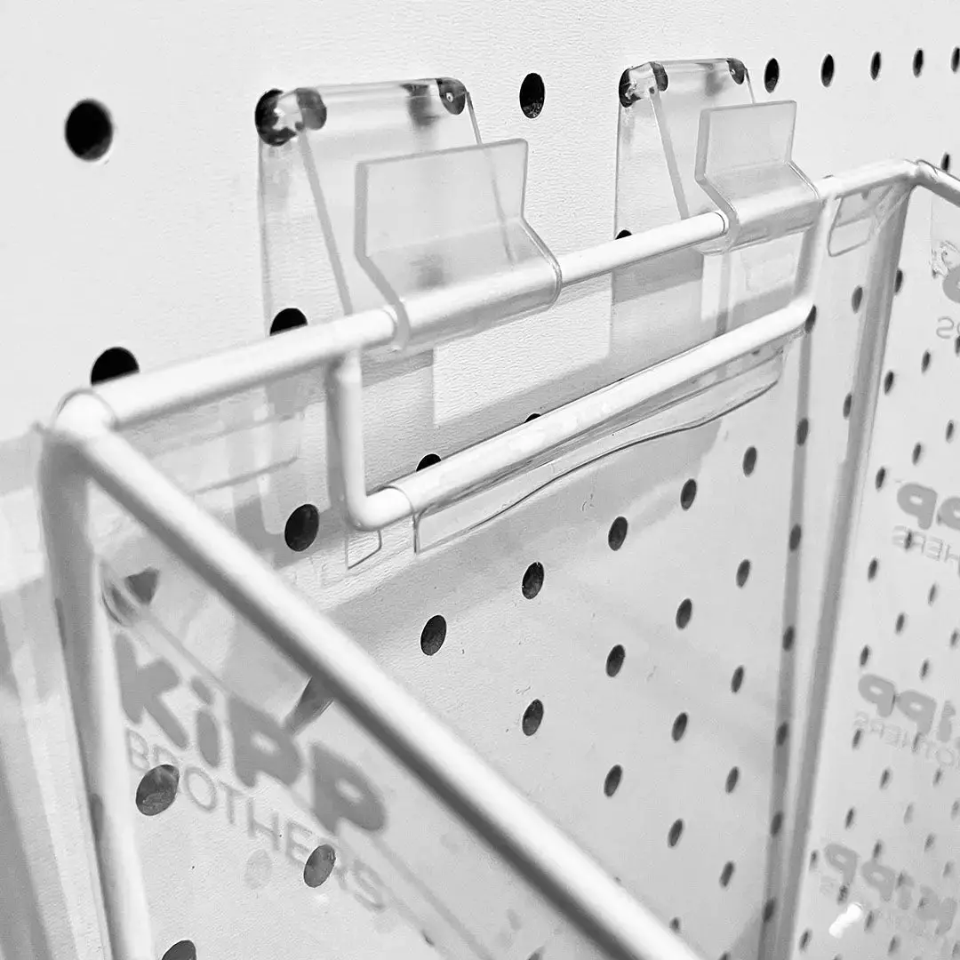 Merchandising Fixture - Nylon Peg Board Hooks Only 24 Per Pack 975610 1
