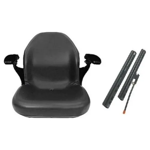 Skid Loader Compact Lawn Mower Garden Tractor Seat W/ Arm Rests 1