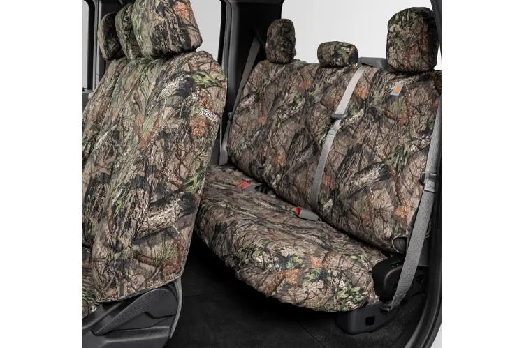 Covercraft Ssc8486camb Chevy Silverado 2500Hd/3500Hd 2021-2022 Camo Carhartt Seatsaver Custom Rear Seat Covers Mossy Oak 1