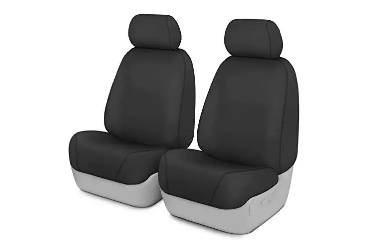 Covercraft Ss2533pcch Chevy Silverado 2500Hd/3500Hd 2020-2023 Polycotton Seatsaver Custom Front Seat Covers Charcoal 1