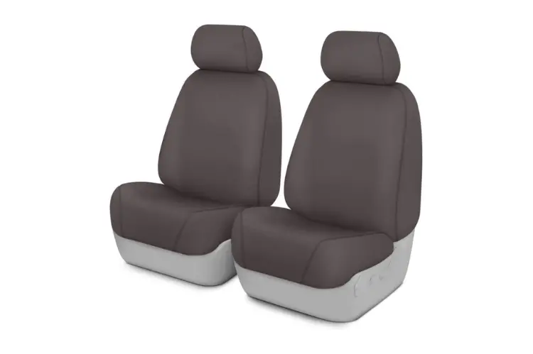 Covercraft Ss3245pcgy Chevy Silverado 2500Hd/3500Hd 1999-2002 Polycotton Seatsaver Custom Front Seat Covers Grey 1