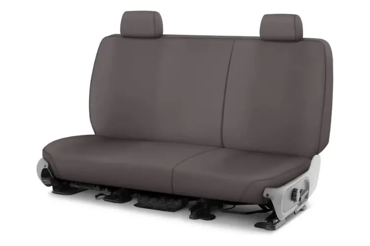 Covercraft Ss8489pcgy Chevy Silverado 2500Hd/3500Hd 2020-2023 Polycotton Seatsaver Custom Rear Seat Covers Grey 1