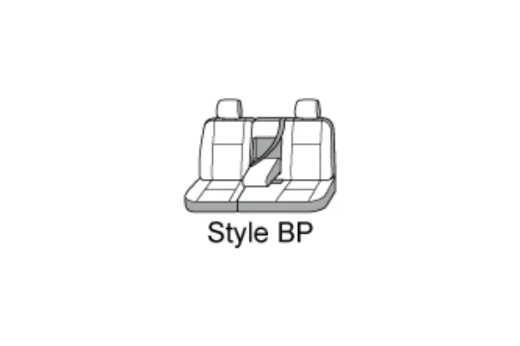 Covercraft Ss8375pctn Chevy Silverado 2500Hd/3500Hd 2007-2014 Polycotton Seatsaver Custom Rear Seat Covers - Tan 2
