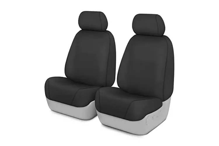 Covercraft Ss2533pcch Gmc Sierra 2500Hd/3500Hd 2020-2023 Polycotton Seatsaver Custom Front Seat Covers Charcoal 1