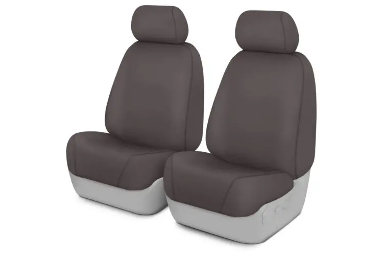 Covercraft Ss2533pcgy Gmc Sierra 2500Hd/3500Hd 2020-2023 Polycotton Seatsaver Custom Front Seat Covers Grey 1