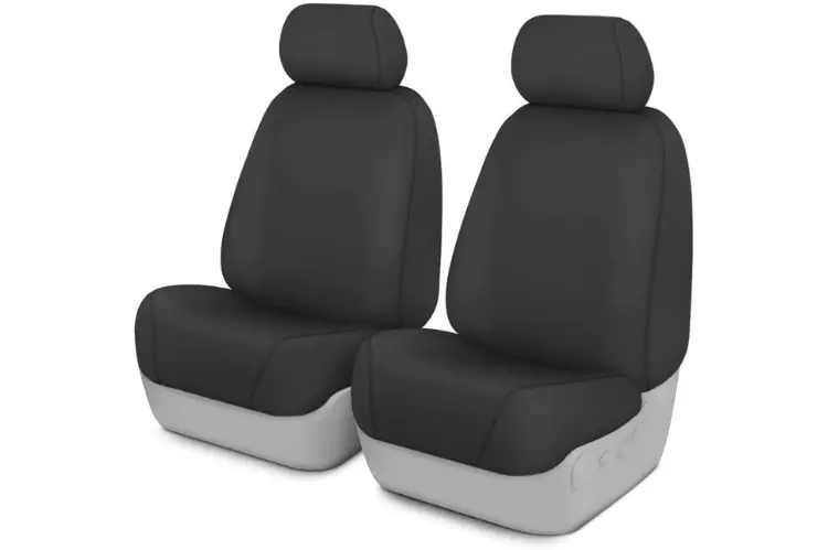 Covercraft Ss3245pcch Gmc Sierra 2500Hd/3500Hd 1999-2002 Polycotton Seatsaver Custom Front Seat Covers Charcoal 1