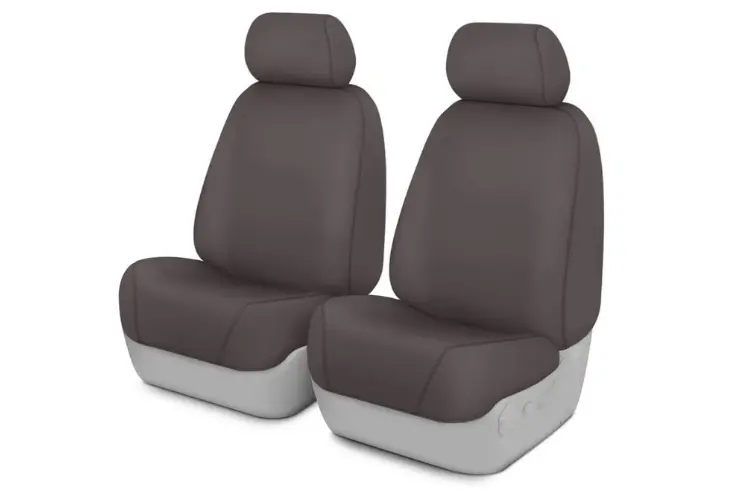 Covercraft Ss3245pcgy Gmc Sierra 2500Hd/3500Hd 1999-2002 Polycotton Seatsaver Custom Front Seat Covers Grey 1