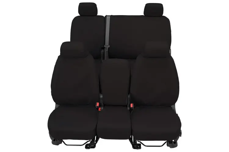 Covercraft Ss3381pcch Gmc Sierra 2500Hd/3500Hd 2007-2014 Polycotton Seatsaver Custom Front Seat Covers Charcoal 2