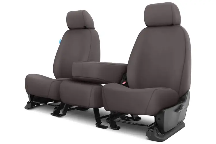 Covercraft Ss3381pcgy Gmc Sierra 2500Hd/3500Hd 2007-2014 Polycotton Seatsaver Custom Front Seat Covers Grey 1