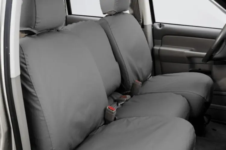 Covercraft Ss3414pcgy Gmc Sierra 2500Hd/3500Hd 2010-2014 Polycotton Seatsaver Custom Front Seat Covers Grey 2