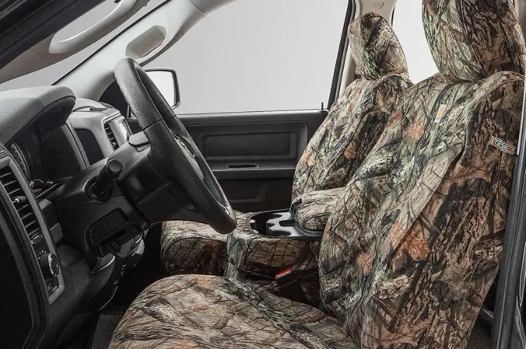 Covercraft Ssc2533camb Gmc Sierra 2500Hd/3500Hd 2021-2022 Camo Carhartt Seatsaver Custom Front Seat Covers Mossy Oak 1