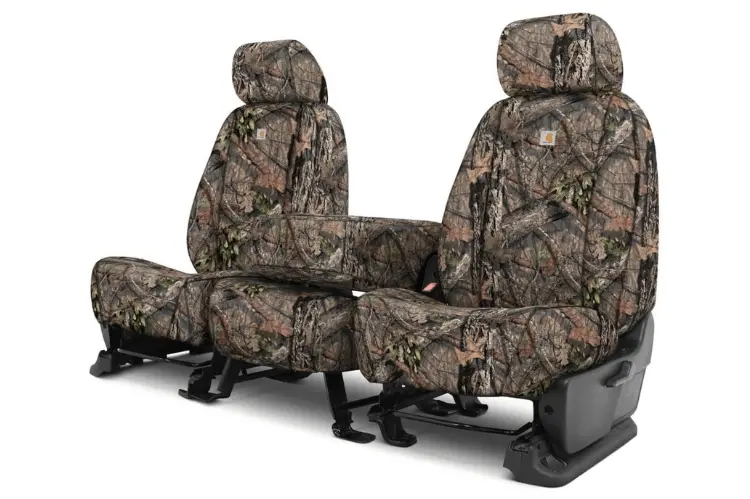 Covercraft Ssc3479camb Gmc Sierra 2500Hd/3500Hd 2021-2022 Camo Carhartt Seatsaver Custom Front Seat Covers Mossy Oak 1