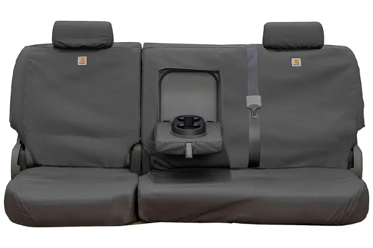 Covercraft Ssc8375cagy Gmc Sierra 2500Hd/3500Hd 2007-2014 Carhartt Seatsaver Custom Rear Seat Covers Gravel 1