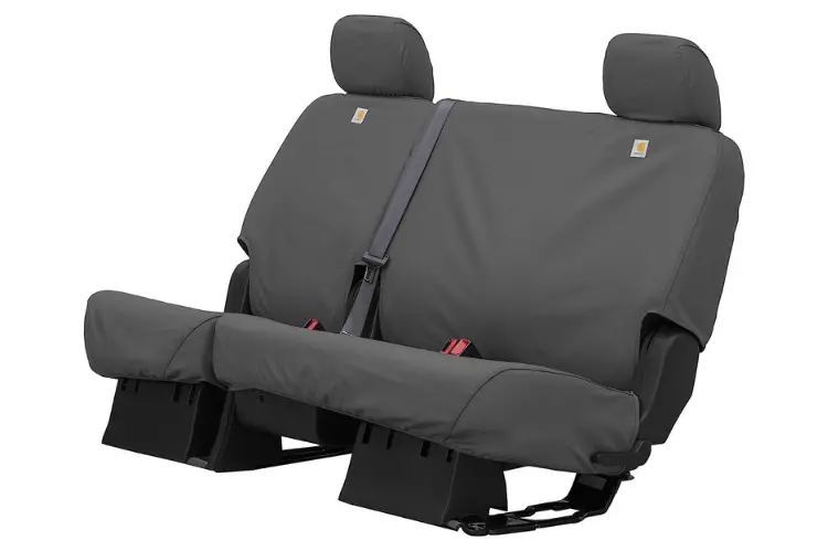 Covercraft Ssc8429cagy Gmc Sierra 2500Hd/3500Hd 2015-2022 Carhartt Seatsaver Custom Rear Seat Covers Gravel 1