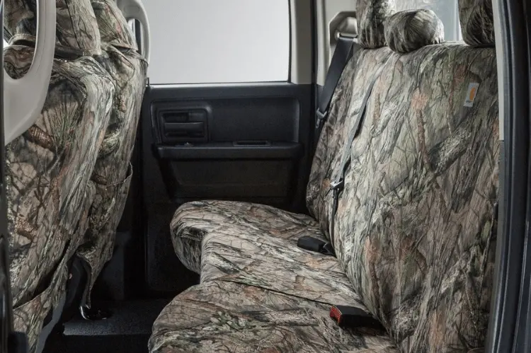 Covercraft Ssc8489camb Gmc Sierra 2500Hd/3500Hd 2021-2022 Camo Carhartt Seatsaver Custom Rear Seat Covers Mossy Oak 2