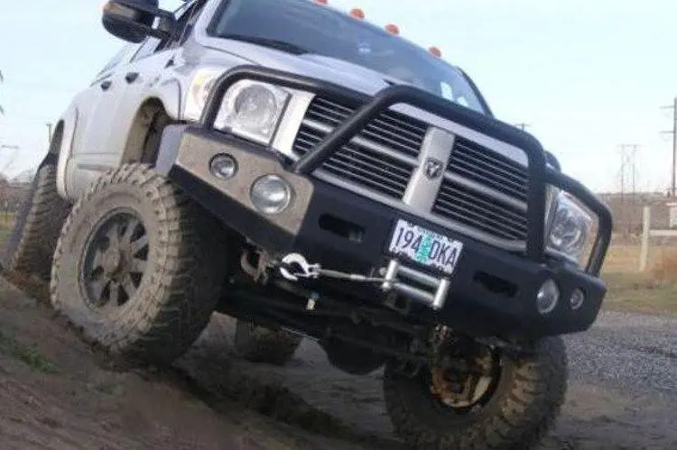 Buckstop D4baja Dodge Ram 2500/3500 2006-2009 Baja Front Bumper Winch Ready With Tow Hooks 1