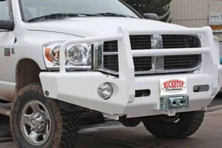 Buckstop D4ob Dodge Ram 2500/3500 2006-2009 Outback Front Bumper Winch Ready With Tow Hooks 2