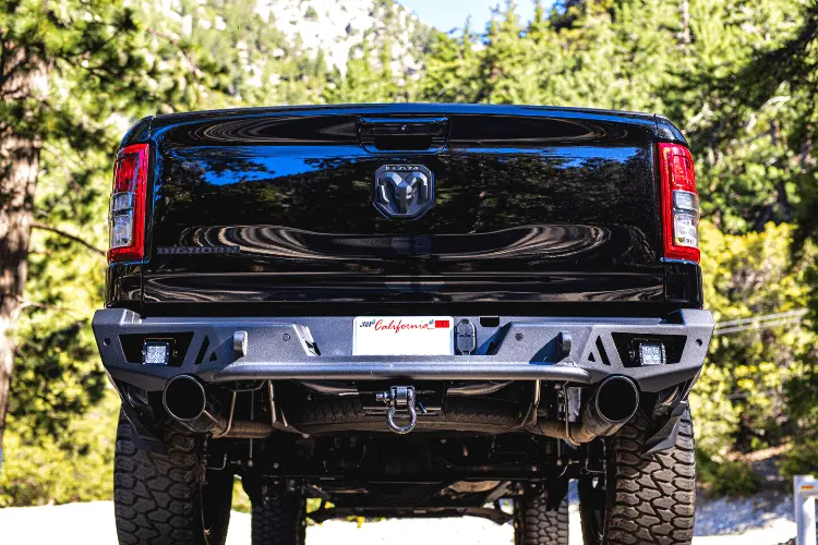 Body Armor Dg-2966 Dodge Ram 1500 2019-2024 Ambush Series Rear Bumper Dual Rear Exhaust Only 1