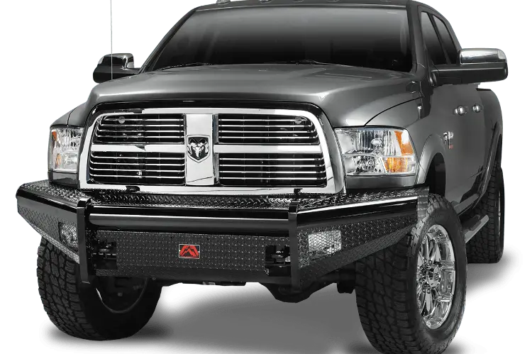 Fab Fours Dr03-S1061-1 Dodge Ram 2500/3500 2003-2005 Black Steel Front Bumper No Guard 1