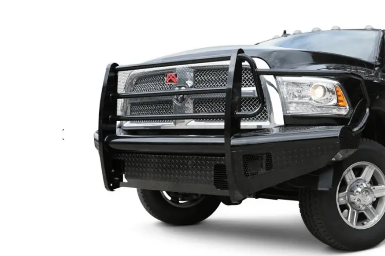 Fab Fours Black Steel Full Guard Front Bumper 2006-2009 Dodge Ram 2500/3500 Dr06-S1160-1 1