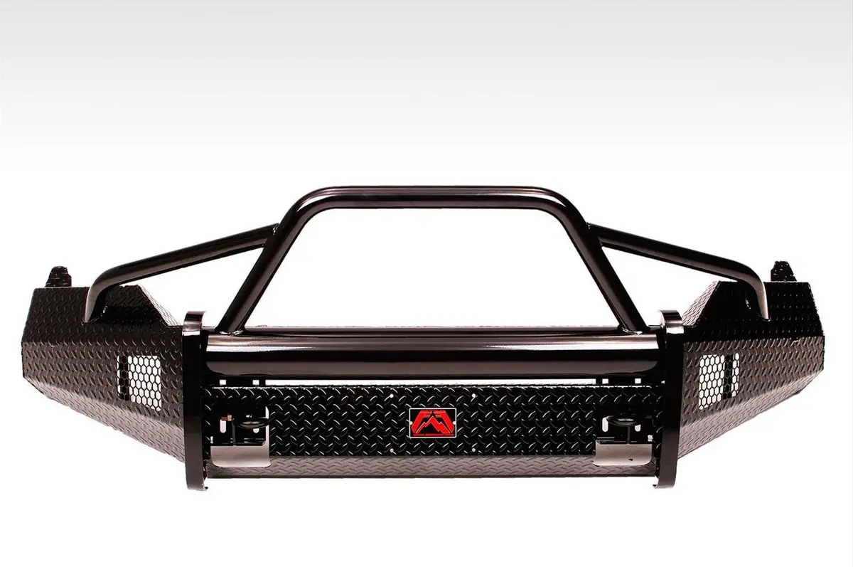 Fab Fours Black Steel Pre-Runner Front Bumper 2009-2012 Dodge 1500 Dr09-K2462-1 1