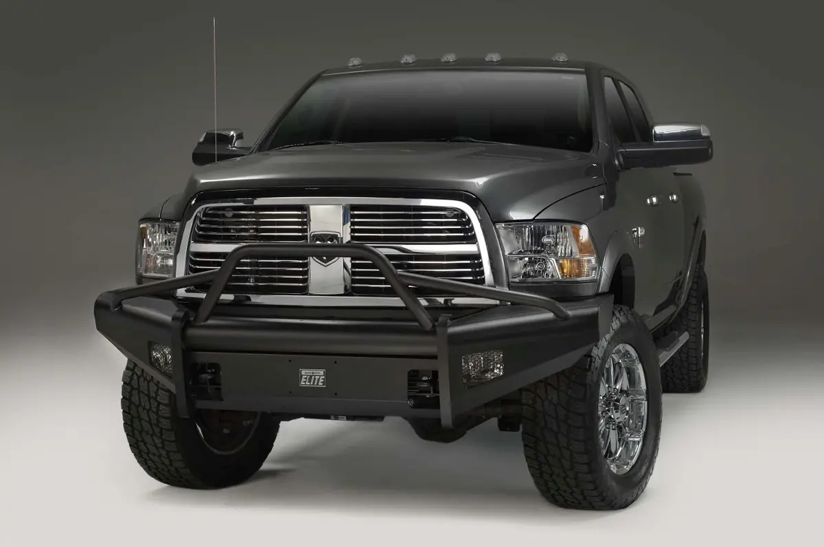 Fab Fours Black Steel Elite Pre-Runner Front Bumper 2010-2018 Dodge Ram 2500/3500 Dr10-Q2962-1 2