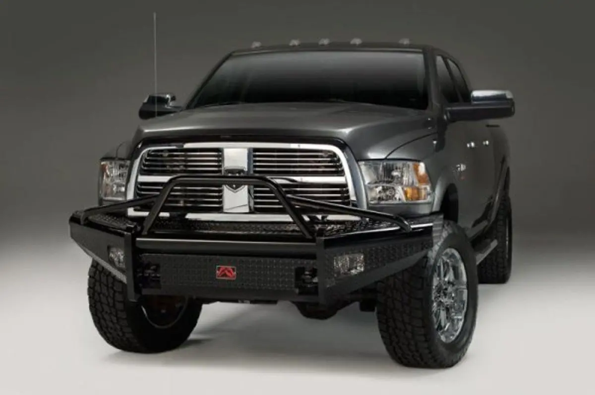 Fab Fours Dr10-S2962-1 Dodge Ram 2500/3500 2010-2018 Black Steel Front Bumper With Pre-Runner Guard 2