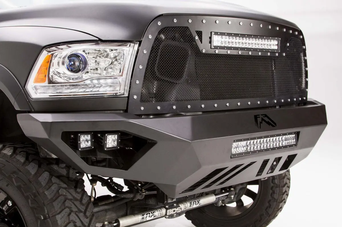 Fab Fours Open Fender Vengeance No Guard Truck Front Bumper 2016-2018 Dodge Ram 4500/5500 Dr16-V4061-1 2