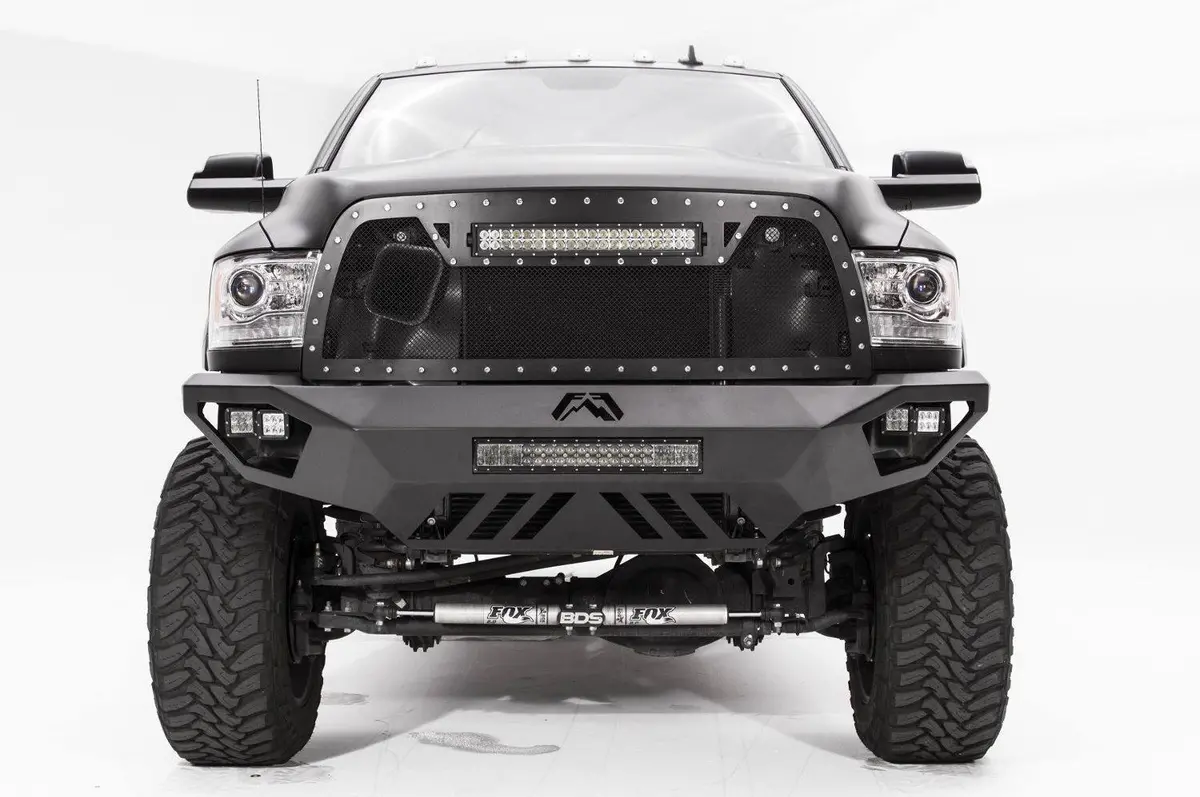 Fab Fours Open Fender Vengeance No Guard Truck Front Bumper 2016-2018 Dodge Ram 2500/3500 Dr16-V4061-1 1