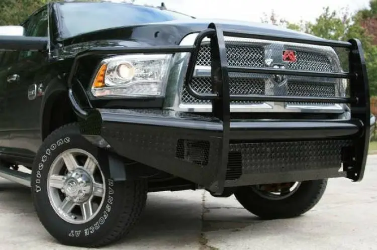 Fab Fours Black Steel Full Guard Front Bumper 2013-2018 Dodge 1500 Dr13-K2960-1 1