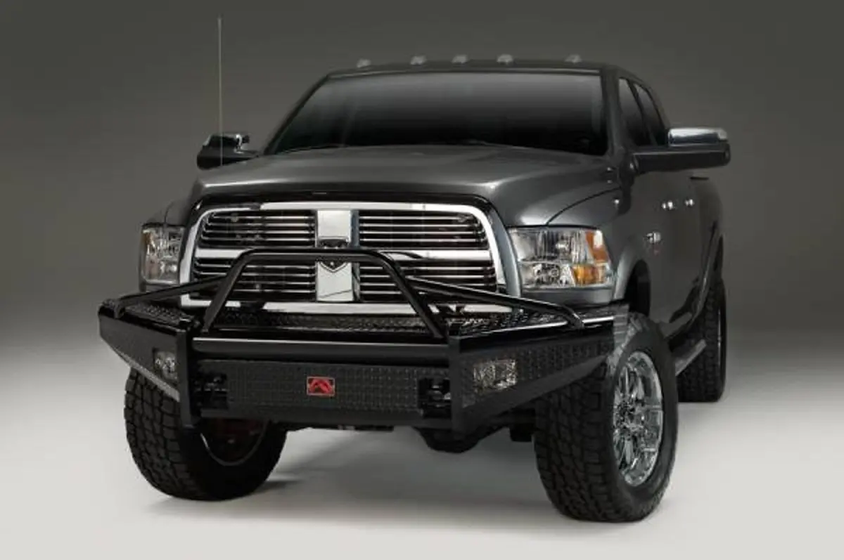 Fab Fours Black Steel Pre-Runner Front Bumper 2013-2018 Dodge 1500 Dr13-K2962-1 1