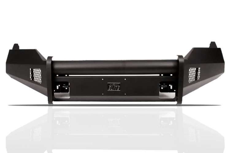 Fab Fours Dr13-R2961-1 Dodge Ram 1500 2013-2018 Black Steel Elite Front Bumper No Guard With Tow Hooks 1