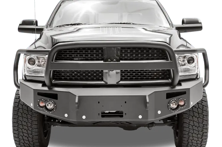 Fab Fours Dr16-C4050-1 Dodge Ram 2500/3500 2016-2018 Premium Front Bumper Sensor Winch Ready With Full Guard 1