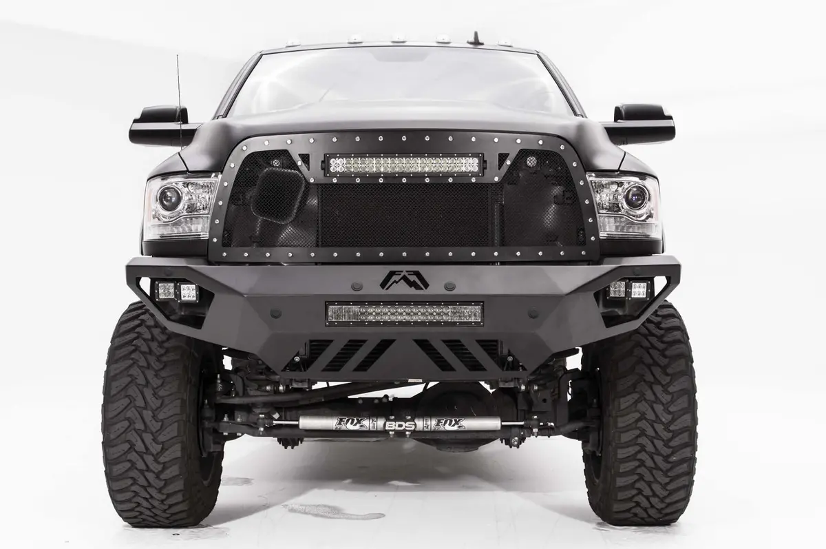 Fab Fours Vengeance No Guard Truck Front Bumper 2016-2018 Dodge Ram 2500/3500 Sensor Dr16-V4051-1 2