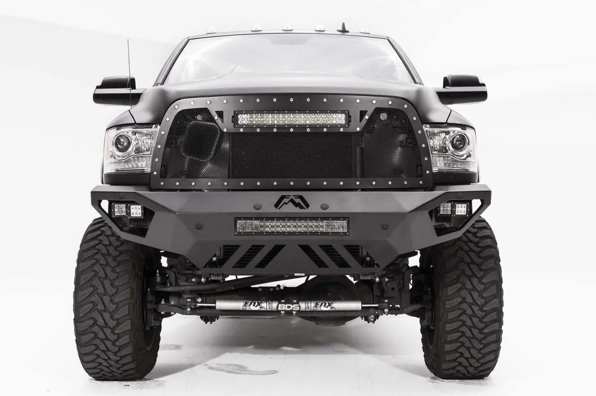 Fab Fours Vengeance No Guard Truck Front Bumper 2016-2018 Dodge Ram 4500/5500 Sensor Dr16-V4051-1 2
