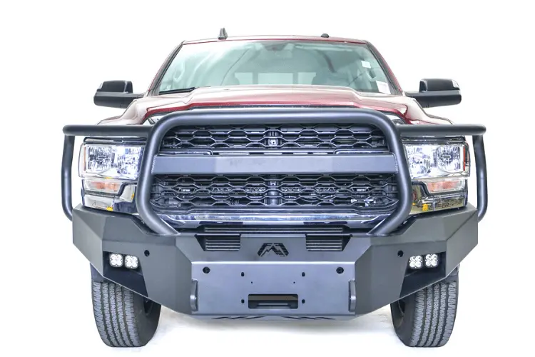 Fab Fours Dr19-A4450-1 Dodge Ram 4500/5500 2019-2024 New Premium Front Bumper Winch Ready Full Guard 1