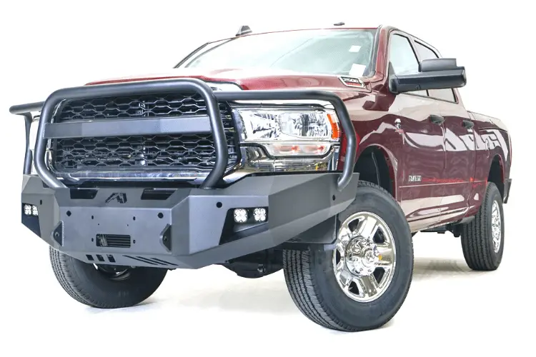 Fab Fours Dr19-A4450-1 Dodge Ram 4500/5500 2019-2024 New Premium Front Bumper Winch Ready Full Guard 2