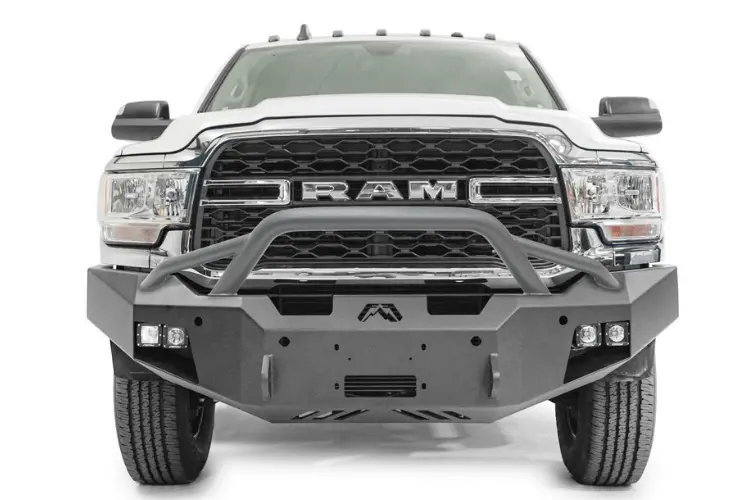 Fab Fours Dr19-A4452-1 Dodge Ram 2500/3500 2019-2024 New Premium Front Bumper Winch Ready Pre-Runner Guard 1
