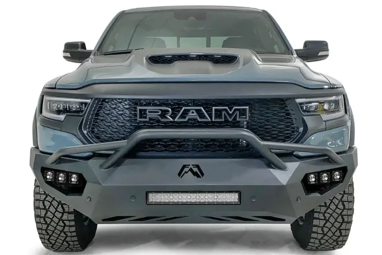 Fab Fours Dx21-V4552-1 Dodge Ram 1500 Trx 2021-2024 Vengeance Front Bumper Pre-Runner Guard 1
