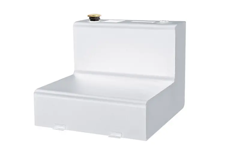 Dee Zee Dz91754s Chevy Silverado 2500Hd/3500Hd 1999-2022 L-Shape Transfer Tank White Steel 1