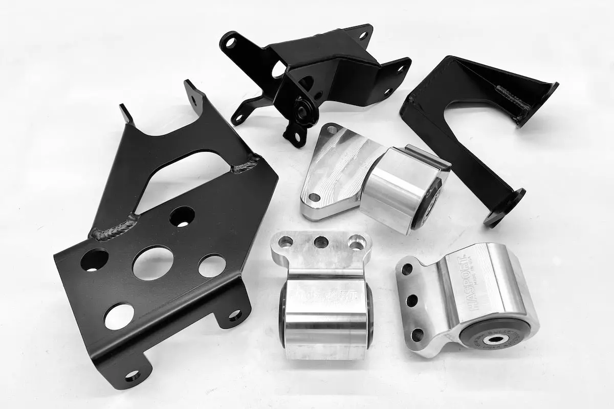 Hasport Performance Billet L15b Turbo Motor Mounts - 92-95 Civic / 94-01 Integra 1