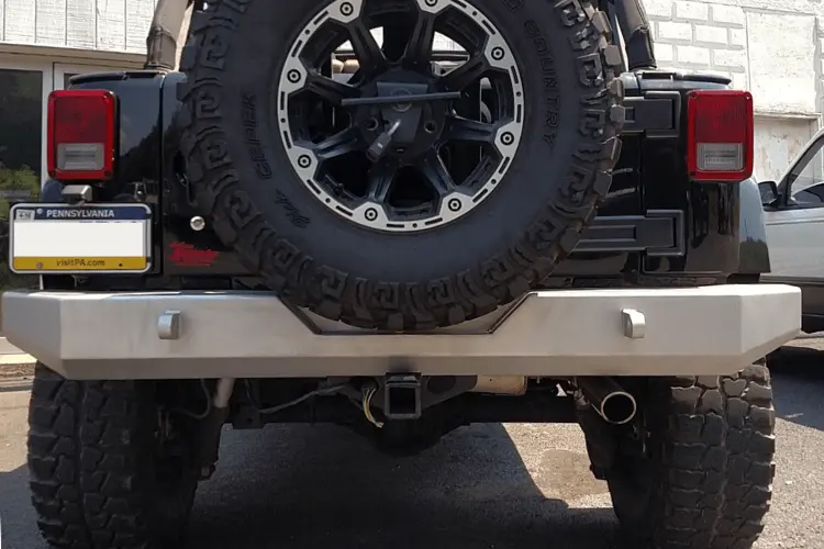 Affordable Offroad Ejkrear Jeep Wrangler Jk 2007-2018 Rear Bumper Full Width 1
