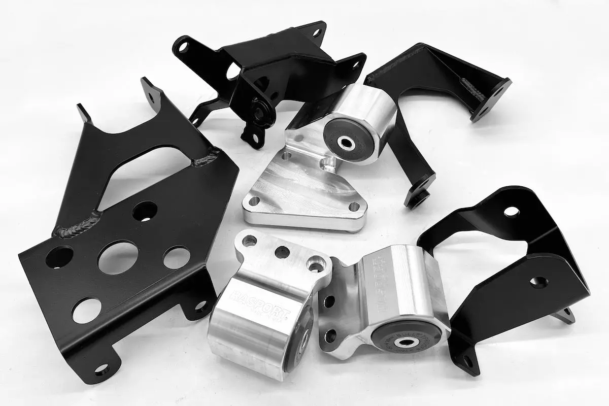 Hasport Performance Billet L15b Turbo Motor Mounts - 96-00 Civic 1